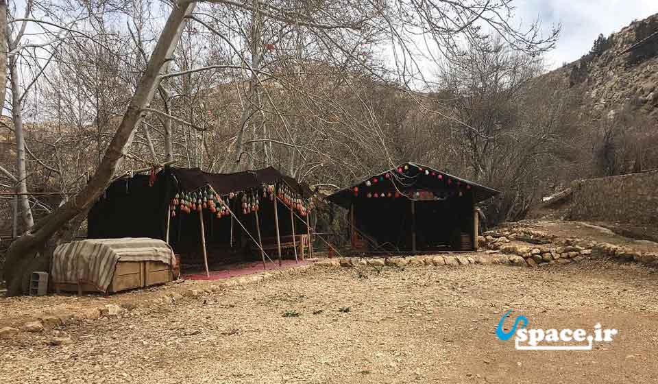 سیاه چادر های عشایری اقامتگاه بوم گردی جورگ - سپیدان-فارس- روستای جورگ